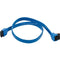 Monoprice 18inch SATA 6Gbps Cable with Locking Latch (90 Degree to 180 Degree) - Blue