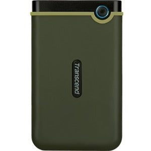 Transcend StoreJet 25M3 TS-1TSJ25M3G 1 TB Hard Drive - 2.5" Drive - External - Portable - Military Green