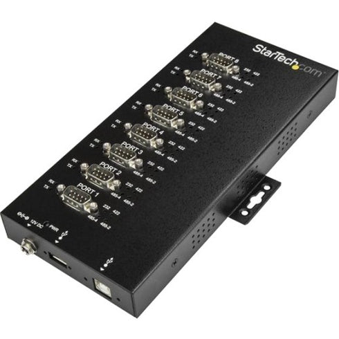 StarTech.com 8 Port Industrial USB to RS-232-422-485 Serial Adapter - 15 kV ESD Protection - USB to Serial Adapter