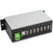 StarTech.com 7 Port Industrial USB Hub - USB 2.0 - 15kV ESD Protection - Surface Mount or DIN Rail Rackmount USB Hub - Metal Housing