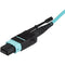 StarTech.com 3m 10 ft MPO - MTP Fiber Optic Cable - Plenum-Rated MTP to MTP Cable - OM3, 40G MPO Cable - Push-Pull-Tab - MPO MTP Cable