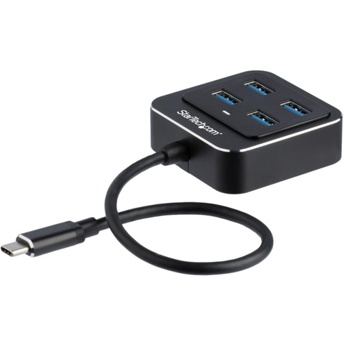StarTech.com 4-Port USB-C Hub - USB C to USB 3.1 Gen 2 Hub - 10Gbps - Bus Powered - USB Type C Hub 4x USB-A Ports