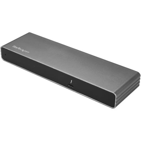 StarTech.com Thunderbolt 3 Dock - For MacBook Pro & Windows - Dual 4K 60Hz Thunderbolt 3 Docking Station - DP - HDMI - VGA - 85W Power Delivery
