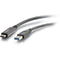 C2G 3ft USB 3.0 Type C to USB A - USB Cable Black M-M
