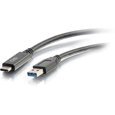 C2G 3ft USB 3.0 Type C to USB A - USB Cable Black M-M