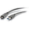 C2G 3ft USB 3.0 Type C to USB A - USB Cable Black M-M