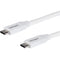 StarTech.com 4m 13 ft USB C to USB C Cable w- 5A PD - M-M - White - USB 2.0 - USB-IF Certified - USB Type C Cable - USB C Charging Cable - USB C PD Cable