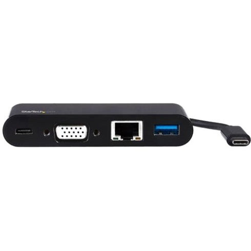 StarTech.com USB C VGA Multiport Adapter - Power Delivery Charging (60W) - USB 3.0 - GbE - USB C Adapter for Mac, Windows, Chrome OS