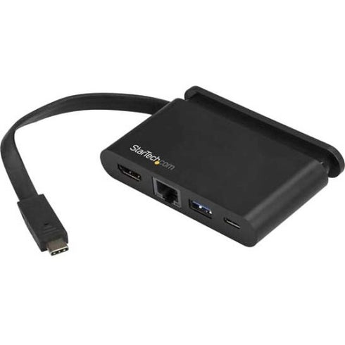 StarTech.com USB C Multiport Adapter with HDMI - 4K - Mac - Windows - 1xA + 1xC - 100W PD 3.0 (92W Laptop Charging - GbE - Wraparound Cable