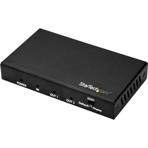 StarTech.com 2 Port HDMI Splitter - 4K 60Hz - 1x2 Way HDMI 2.0 Splitter - HDR - ST122HD202