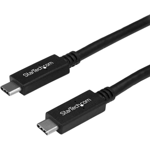 StarTech.com 6 ft 1.8m USB C to USB C Cable w- 5A PD - M-M - USB 3.0 (5Gbps) - USB-IF Certified - USB Type C Cable - USB C Charging Cable - USB C Cable