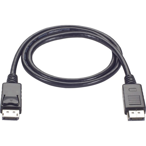 Black Box DisplayPort 1.2 Cable with Latches - Male-Male, 4K @ 60Hz, 3-ft.