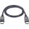 Black Box DisplayPort 1.2 Cable with Latches - Male-Male, 4K @ 60Hz, 6-ft