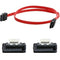 AddOn 5-pack of 46cm (1.5ft) SATA Male to Male Red Serial Cables