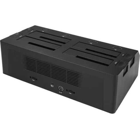 StarTech.com 4 Bay SATA HDD Docking Station - For 2.5 - 3.5in SSD - HDDs - USB 3.1 (10Gbps) - USB-C - USB-A - Hard Drive Docking Station