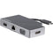 StarTech.com USB C Multiport Adapter with HDMI and VGA - 95W PD - Mac - Windows - Chrome - 4K - 1xA - GbE - USB-C Adapter - Hideaway Cable