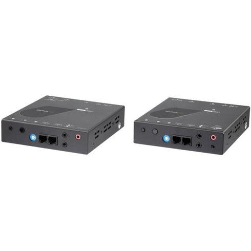 StarTech.com HDMI over IP Extender Kit with Video Wall Support - Extends HDMI signal and RS232 control to one or multiple displays - Video resolutions up to 1080p - Mobile App - Shelf-mounting hardware included - Uses Cat5e or Cat6 cabling