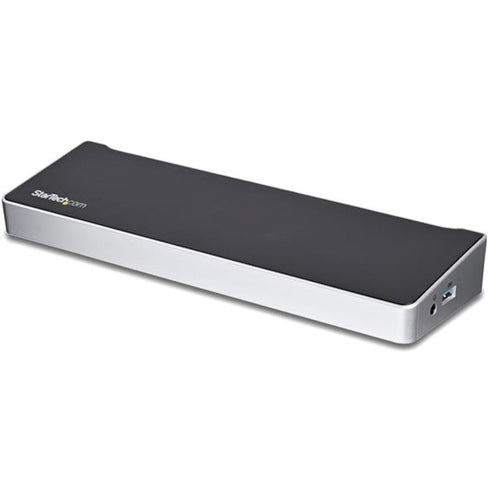 StarTech.com USB C Dock - Triple 4K - Mac, Windows & Chrome - 100W PD - USB C to 2x DisplayPort - USB C to HDMI - Ethernet - 5 x USB 3.0