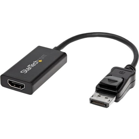 StarTech.com DisplayPort to HDMI Adapter with HDR - Compatible with DisplayPort 1.4 and HDMI 2.0b - 4K 60Hz - Ultra HD - DP2HD4K60H