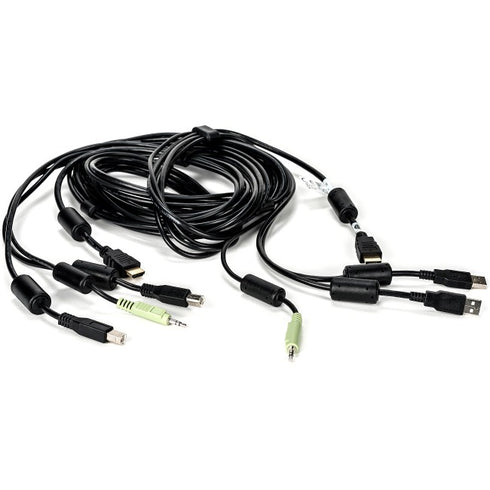 Vertiv Avocent USB Keyboard and Mouse, Dual HDMI and Audio Cable, 6 ft. for Vertiv Avocent SV and SC Series Switches