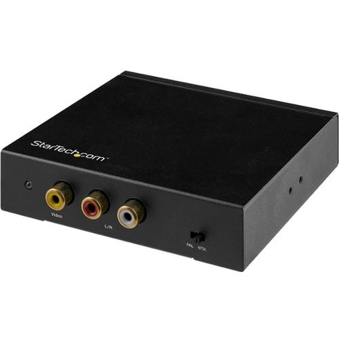 StarTech.com HDMI to RCA Converter Box with Audio - Composite Video Adapter - NTSC-PAL - 1080p - For Yellow, White and Red Outputs