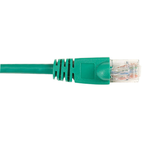 Black Box CAT6 Value Line Patch Cable, Stranded, Green, 7-ft. (2.1-m), 25-Pack