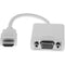 Rocstor HDMI to VGA Adapter Converter M-F - 6"- For Ultrabook, Laptop, Monitor, Projectors, Desktop PC, Laptop - 1920x1080 - 1 Pack - 1 x HDMI Male Digital Audio-Video - 1 x HD-15 Female VGA - 6 Inch - White - ADAPTER HDMI TO VGA HD15