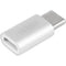 Rocstor Premium USB C to USB Micro-B USB 2.0 Hi-Speed Adapter Slim - USB Type-C - 1 x Type C Male USB - 1 x Type B Female Micro USB - Charging and Data Sync - Aluminum Case - USB 2.0 HI-SPEED USB TYPE C SLIM-COMPACT