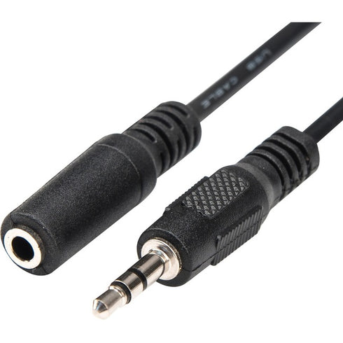 Rocstor Premium Audio cable - mini-phone stereo 3.5 mm (female) - mini-phone stereo 3.5 mm (male) - 6ft - 1.8m - Mini-phone Male - Mini-phone Female Audio - 6ft - 1.8m Phone 3.5mm M-F