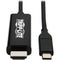 Tripp Lite USB C to HDMI Adapter Cable USB 3.1 Gen 1 4K M-M USB-C Black 3ft
