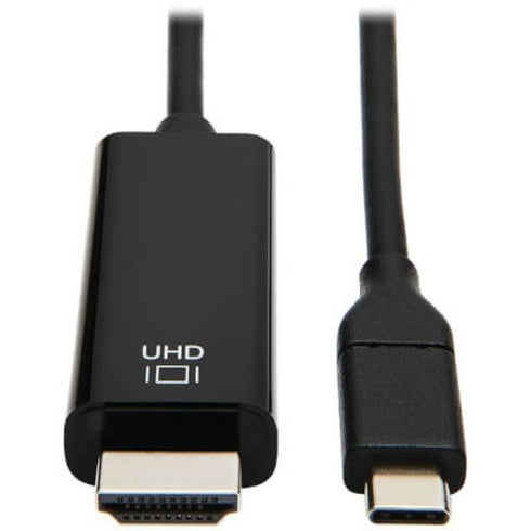 Tripp Lite USB C to HDMI Adapter Cable USB 3.1 Gen 1 4K M-M USB-C Black 3ft