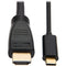 Tripp Lite USB C to HDMI Adapter Cable USB 3.1 4K@60Hz M-M USB-C Black 15ft