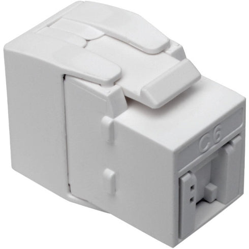 Tripp Lite Cat6a-Cat6 -Cat5e Toolless Keystone Jack RJ45 Shuttered Dust Cap
