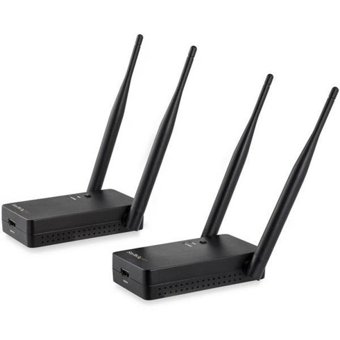 StarTech.com Wireless HDMI Transmitter and Receiver Kit - 656 ft. - 1080p - HDMI over Wireless Extender - LPCM 5.1-7.1 Audio Support - Low Latency - Wireless Long-Range Extension up to 200 m