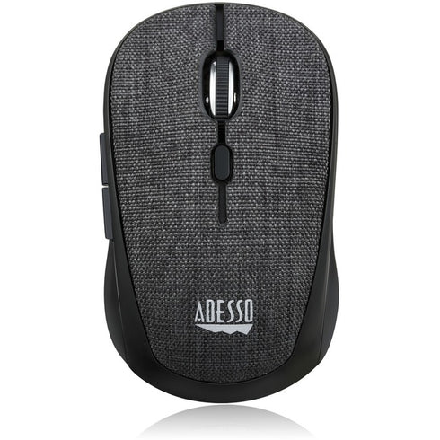 Adesso Wireless Fabric Optical Mini Mouse (Black)