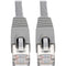 Tripp Lite Cat6a Snagless Shielded STP Patch Cable 10G, PoE, Gray M-M 5ft