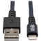 Tripp Lite M100-001-GY-MAX Lightning-USB Data Transfer Cable
