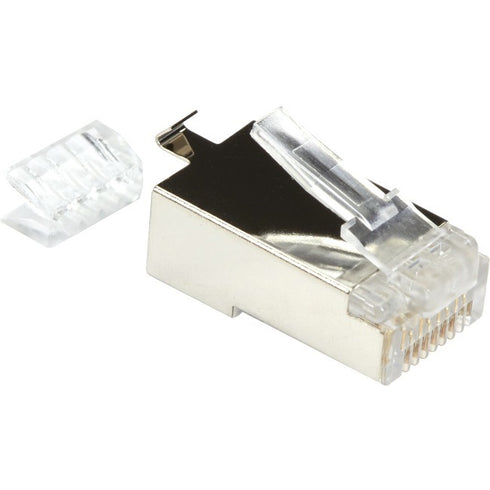 Black Box CAT6 Modular Plug For 23-AWG Wire - Shielded, RJ45, 100-Pack