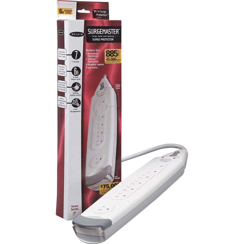 Belkin 7-Socket Office Series Surge Protector with 6' cord